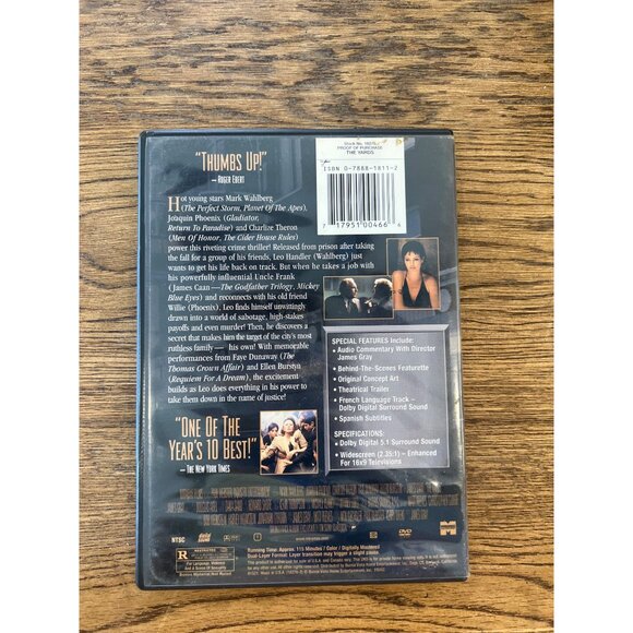 The Yards 2000 DVD Crime Thriller Drama Mark Wahlberg Joaquin Phoenix Pre-Owned - Picture 2 of 4